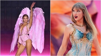 Gigi Hadid and Taylor Swift. Gigi Hadid and Taylor Swift.