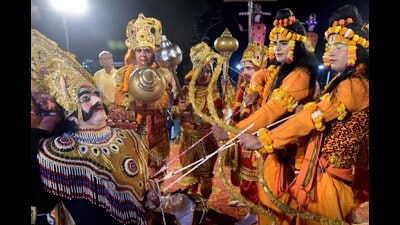 India has 15 elements on the representative list, ranging from Ramlila to Koodiyattam to the Buddhist chanting of Ladakh to Kalbelia of Rajasthan, Yoga, Durga puja from Kolkata, and more. The latest inclusion in UNESCO’s representative list was Garba from Gujarat. (PTI Photo) (PTI) India has 15 elements on the representative list, ranging from Ramlila to Koodiyattam to the Buddhist chanting of Ladakh to Kalbelia of Rajasthan, Yoga, Durga puja from Kolkata, and more. The latest inclusion in UNESCO’s representative list was Garba from Gujarat. (PTI Photo) (PTI)