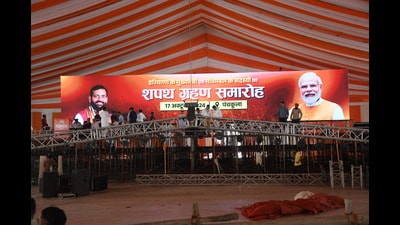 One of the first decisions that the Nayab Singh Saini-led BJP government in Haryana will take soon after being sworn in on October 17 will be to implement its election promise of providing monthly financial assistance of ₹2,100 to every woman in the state and notify 50% reservation for deprived Scheduled Castes (DSC). (HT Photo) One of the first decisions that the Nayab Singh Saini-led BJP government in Haryana will take soon after being sworn in on October 17 will be to implement its election promise of providing monthly financial assistance of ₹2,100 to every woman in the state and notify 50% reservation for deprived Scheduled Castes (DSC). (HT Photo)