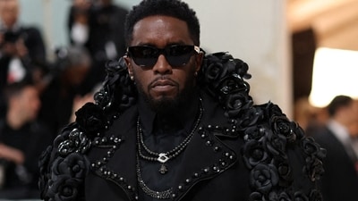Sean Diddy Combs poses at the Met Gala, an annual fundraising gala held for the benefit of the Metropolitan Museum of Art's Costume Institute with this year's theme "Karl Lagerfeld: A Line of Beauty", in New York City, New York, U.S., May 1, 2023. (REUTERS)