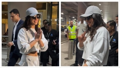 Priyanka Chopra arrived in Mumbai on Wednesday. Priyanka Chopra arrived in Mumbai on Wednesday.