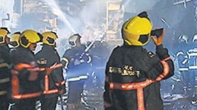 A fire broke out in the Riya Palace building in Lokhandwala, Andheri, at 8 am on Wednesday. Representative Image. (Anshuman Poyrekar/HT PHOTO)