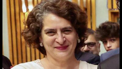 The Congress has declared the name of Priyanka Gandhi Vadra as its nominee for the Wayanad Lok Sabha bypoll. (ANI) The Congress has declared the name of Priyanka Gandhi Vadra as its nominee for the Wayanad Lok Sabha bypoll. (ANI)