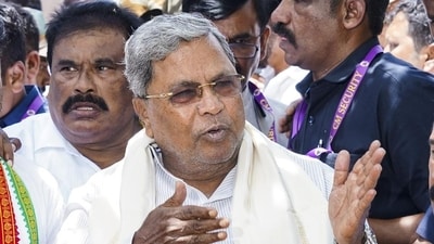 This development follows Enforcement Directorate (ED) booking Siddaramaiah in connection with the alleged MUDA land allotment scam. (PTI) (HT_PRINT) This development follows Enforcement Directorate (ED) booking Siddaramaiah in connection with the alleged MUDA land allotment scam. (PTI) (HT_PRINT)