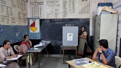The contest in Channapatna will also be a major test for deputy chief minister and Karnataka Pradesh Congress Committee (KPCC) president DK Shivakumar (REUTERS) The contest in Channapatna will also be a major test for deputy chief minister and Karnataka Pradesh Congress Committee (KPCC) president DK Shivakumar (REUTERS)