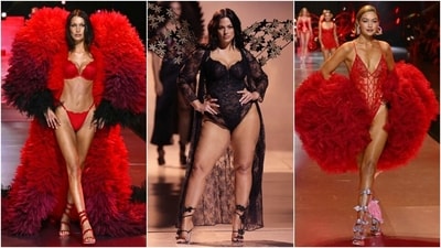 Bella Hadid, Ashley Graham and Gigi Hadid. Bella Hadid, Ashley Graham and Gigi Hadid.