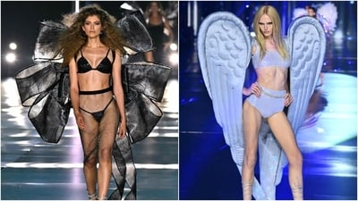 Valentina Sampaio and Alex Consani at the Victoria's Secret fashion show. Valentina Sampaio and Alex Consani at the Victoria's Secret fashion show.