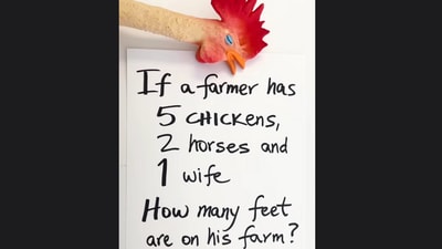 The answer to this brain teaser may appear easy but think again. This one is sure to test your problem-solving skills. (Facebook/TheGooch) The answer to this brain teaser may appear easy but think again. This one is sure to test your problem-solving skills. (Facebook/TheGooch)