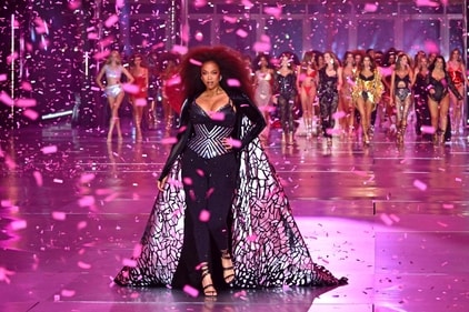 Tyra Banks walks the runway during the Victoria's Secret Fashion Show. (AFP) Tyra Banks walks the runway during the Victoria's Secret Fashion Show. (AFP)