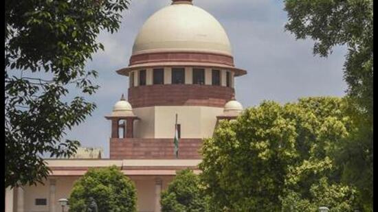 A bench led by justice Bhushan R Gavai, along with justices Prashant Kumar Mishra and KV Viswanathan, voiced concerns about how state governments, already grappling with limited resources for regular courts, could fund additional gram nyayalayas effectively. (HT Photo)