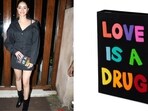 Ananya Panday stuns in all-black ensemble with quirky 'love is a drug' clutch at CTRL bash. Ananya Panday stuns in all-black ensemble with quirky 'love is a drug' clutch at CTRL bash.