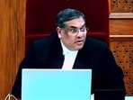 Supreme Court Justice Sanjiv Khanna speaks during the judgement on a batch of petitions challenging the abrogation of Article 370 and the bifurcation of the erstwhile state of Jammu and Kashmir into two Union territories in New Delhi. Supreme Court Justice Sanjiv Khanna speaks during the judgement on a batch of petitions challenging the abrogation of Article 370 and the bifurcation of the erstwhile state of Jammu and Kashmir into two Union territories in New Delhi.