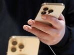 iPhone 16 Pro in Desert Titanium.