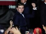 Barron Trump's college decision may be disclosed as early as next week (AP Photo/Marta Lavandier)