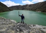 Indigenous leaders reclaim sacred lake, curbing tourism in Colombia's Azufral volcano