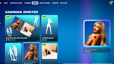 Fans are disappointed as the Sabrina Carpenter’s emote features a sped-up remix instead of the original version (Reddit/Emdoodev) Fans are disappointed as the Sabrina Carpenter’s emote features a sped-up remix instead of the original version (Reddit/Emdoodev)