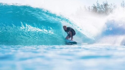 Prince Harry showcased his surfing skills in California, drawing excitement from fans. Surfing coach Raimana van Bastolaer shared a video of Harry's impressive session at Surf Ranch, highlighting the royal family's long-standing connection to the sport. (Instagram/raimanaworld) Prince Harry showcased his surfing skills in California, drawing excitement from fans. Surfing coach Raimana van Bastolaer shared a video of Harry's impressive session at Surf Ranch, highlighting the royal family's long-standing connection to the sport. (Instagram/raimanaworld)