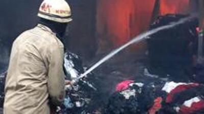 A massive fire destroyed five houses and a shop at Joshi Wada in Ghorpade Peth near Panchhaud Tower around 3.47 am on Thursday. ((PIC FOR REPRESENTATION))