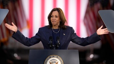 Democratic presidential nominee Vice President Kamala Harris speaks during a campaign event at Washington Crossing Historic Park, Wednesday, Oct. 16, 2024, in Washington Crossing, Pa. (AP) Democratic presidential nominee Vice President Kamala Harris speaks during a campaign event at Washington Crossing Historic Park, Wednesday, Oct. 16, 2024, in Washington Crossing, Pa. (AP)