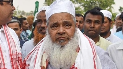 All India United Democratic Front chief Badruddin Ajmal. (ANI file) All India United Democratic Front chief Badruddin Ajmal. (ANI file)
