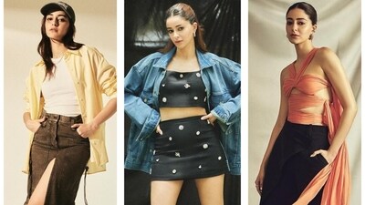 Ananya Panday makes a case for Gen Z street style (Photos: Instagram) Ananya Panday makes a case for Gen Z street style (Photos: Instagram)