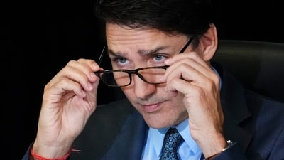 Canada's Prime Minister Justin Trudeau appears as a witness at the Foreign Interference Commission in Ottawa, Ontario, on Wednesday, (AP) Canada's Prime Minister Justin Trudeau appears as a witness at the Foreign Interference Commission in Ottawa, Ontario, on Wednesday, (AP)