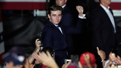 Barron Trump's college decision may be disclosed as early as next week (AP Photo/Marta Lavandier) (AP) Barron Trump's college decision may be disclosed as early as next week (AP Photo/Marta Lavandier) (AP)