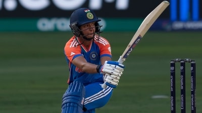 India's captain Harmanpreet Kaur bats during the ICC Women's T20 World Cup 2024 match between Pakistan and India at Dubai International Stadium (AP) India's captain Harmanpreet Kaur bats during the ICC Women's T20 World Cup 2024 match between Pakistan and India at Dubai International Stadium (AP)