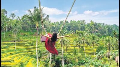 Everybody wants the Bali swing shot, but it can take half a day of travel and waiting. (ADOBE STOCK) Everybody wants the Bali swing shot, but it can take half a day of travel and waiting. (ADOBE STOCK)