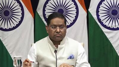 External affairs ministry spokesperson Randhir Jaiswal said the Canadian government has “not shared any shred of evidence with us” (Videograb/MEA)