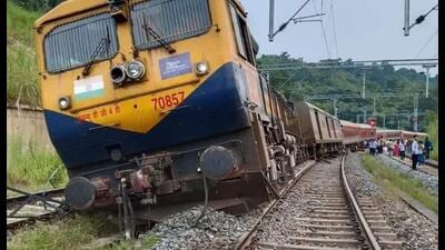 In a post on X, PIB in Tripura said running of trains over the Lumding–Badarpur single line section has been suspended. (X/PIBAgartala) In a post on X, PIB in Tripura said running of trains over the Lumding–Badarpur single line section has been suspended. (X/PIBAgartala)