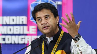 Jyotiraditya Scindia talked about the dangers of deepfakes and people falling for scams online as he stressed on the importance of standards and guardrails created by bodies such as the World Telecommunication Standardization Assembly to stem the abuse of technology. (PTI) Jyotiraditya Scindia talked about the dangers of deepfakes and people falling for scams online as he stressed on the importance of standards and guardrails created by bodies such as the World Telecommunication Standardization Assembly to stem the abuse of technology. (PTI)
