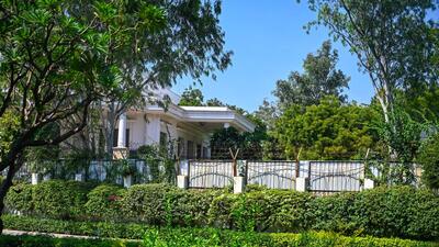 The bungalow at 6, Flagstaff Road. (Vipin Kumar/HT Photo) The bungalow at 6, Flagstaff Road. (Vipin Kumar/HT Photo)