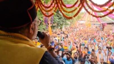 The union textiles minister will begin the five-day Hindu Swabhiman Yatra from Bhagalpur on October 18. (X/girirajsinghbjp)