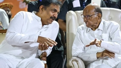 While Pawar stopped short of officially naming him as the party’s CM candidate, this implied endorsement could fuel competition within the MVA, which includes the Shiv Sena (UBT) and Congress. (HT PHOTO) While Pawar stopped short of officially naming him as the party’s CM candidate, this implied endorsement could fuel competition within the MVA, which includes the Shiv Sena (UBT) and Congress. (HT PHOTO)