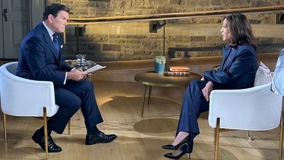 Fox News host Bret Baier's interview with Kamala Harris (@BretBaier) Fox News host Bret Baier's interview with Kamala Harris (@BretBaier)