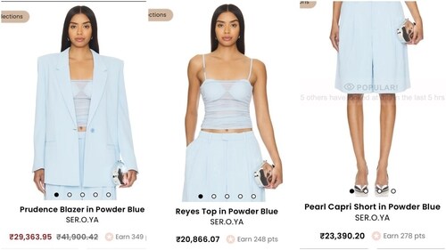 Priyanka Chopra's stylish outfit costs ₹73,619. (www.revolve.com) Priyanka Chopra's stylish outfit costs ₹73,619. (www.revolve.com)