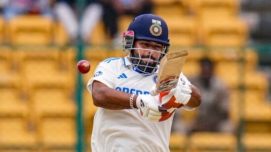 Initially, India were bundled out for 46 in 31.2 overs, with only Yashasvi Jaiswal (13) and Rishabh Pant (20) getting double figures.(PTI)