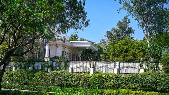 The bungalow at 6, Flagstaff Road. (Vipin Kumar/HT Photo)