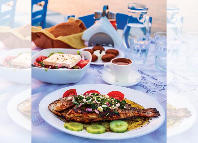 The food in Greece may taste a little bland to travellers. If you like fish though, the seafood can be fantastic. (SHUTTERSTOCK) The food in Greece may taste a little bland to travellers. If you like fish though, the seafood can be fantastic. (SHUTTERSTOCK)