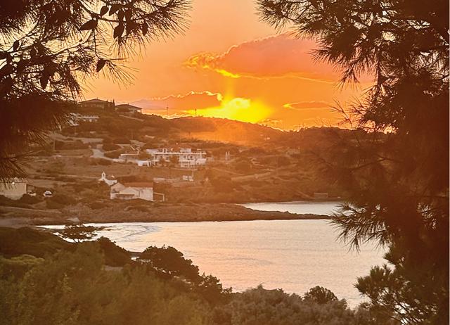 Half an hour away from the Athens Riviera is Cape Sounion, where you can visit the Temple of Poseidon. (VIR SANGHVI) Half an hour away from the Athens Riviera is Cape Sounion, where you can visit the Temple of Poseidon. (VIR SANGHVI)