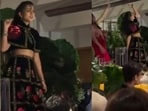 Radhika Merchant wowed the Internet by dancing to "Sajna Ve Sajna" at a friend's wedding.
Radhika Merchant wowed the Internet by dancing to "Sajna Ve Sajna" at a friend's wedding.