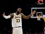 Los Angeles Lakers forward LeBron James Los Angeles Lakers forward LeBron James