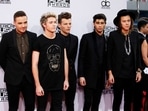 The group One Direction arrives at the 42nd American Music Awards in Los Angeles, California November 23, 2014. 