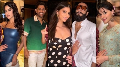 Bollywood stars dazzle in style at Radhika Merchant's birthday party (Instagram) Bollywood stars dazzle in style at Radhika Merchant's birthday party (Instagram)