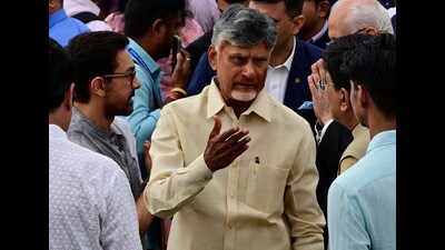 Addressing the TDP MPs, MLAs and MLCs, besides other senior party leaders at the party headquarters at Mangalagiri in Guntur district, Naidu said the people had voted for the TDP and its alliance partners with a hope that they would deliver a clean and corruption-free administration. (HT PHOTO) Addressing the TDP MPs, MLAs and MLCs, besides other senior party leaders at the party headquarters at Mangalagiri in Guntur district, Naidu said the people had voted for the TDP and its alliance partners with a hope that they would deliver a clean and corruption-free administration. (HT PHOTO)
