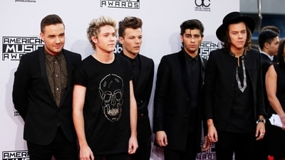 The group One Direction arrives at the 42nd American Music Awards in Los Angeles, California November 23, 2014. (REUTERS)