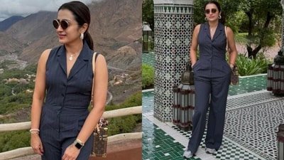 Trisha Krishnan posted pictures from her Moroccan vacation on Instagram. Trisha Krishnan posted pictures from her Moroccan vacation on Instagram.