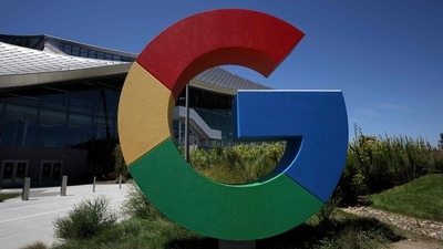 The Google logo is displayed in front of company headquarters in Mountain View, California. (Justin Sullivan/Getty Images via AFP) The Google logo is displayed in front of company headquarters in Mountain View, California. (Justin Sullivan/Getty Images via AFP)