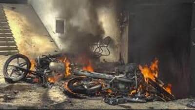 Violence erupted during an idol immersion procession in the Maharajganj area of Bahraich on October 13. (HT file) Violence erupted during an idol immersion procession in the Maharajganj area of Bahraich on October 13. (HT file)